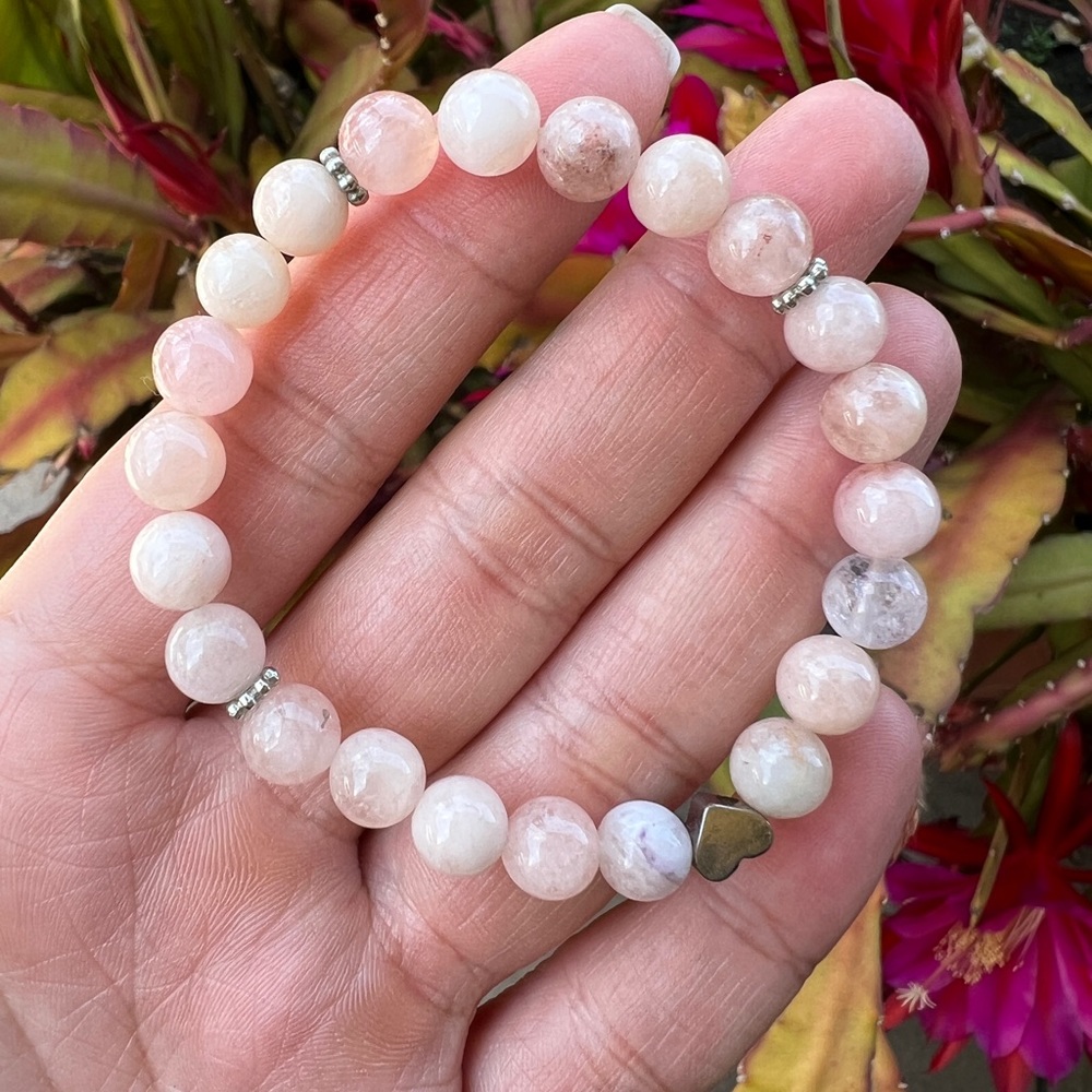 Morganite bracelet